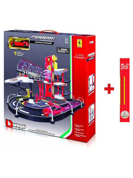 Bburago Track Ferrari Racing Garage Available & Toybox 3+ Years