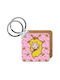 Princess Peach Keychain Wooden Square Mdf