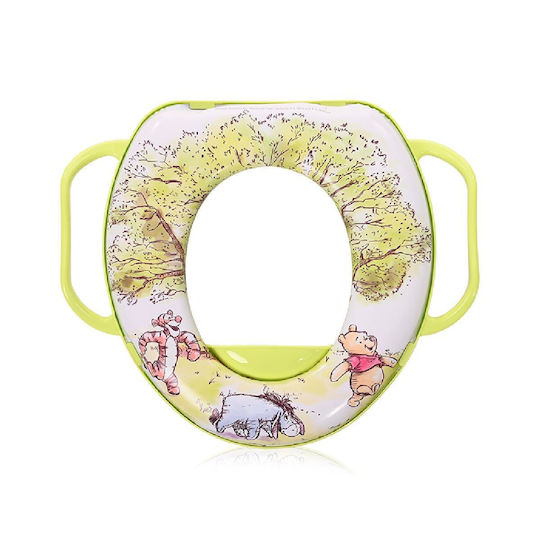 Lorelli Toddler Toilet Seat Bear Nordic with Handles and Green Cushion