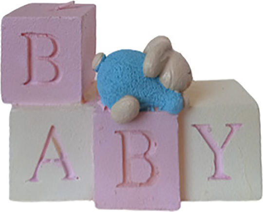Etoile Декоративна Свещ Baby Розова 10x7см