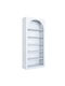 Bookcase Zoel White 80x31.5x180cm