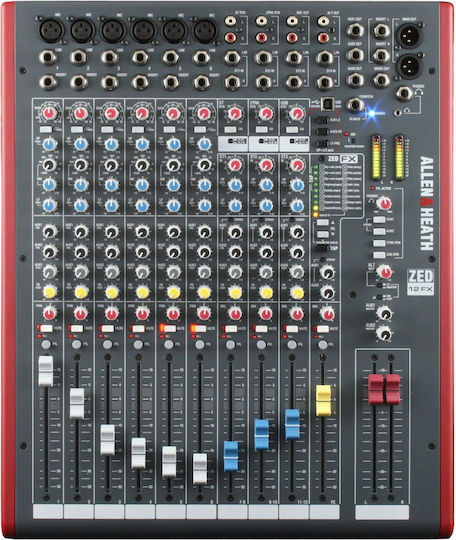 Allen & Heath ZED-12FX Αναλογική Κονσόλα 16 Καναλιών / 16 Εισόδους XLR