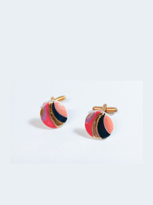 Cufflinks of Gold Pink