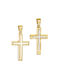 Herren Gold Kreuz 14K