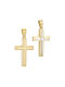 Herren Gold Kreuz 14K