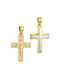 Herren Gold Kreuz 14K