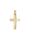 Herren Gold Kreuz 14K