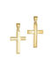 Herren Gold Kreuz 14K