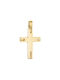 Herren Gold Kreuz 14K