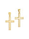 Herren Gold Kreuz 14K