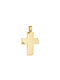 Herren Gold Kreuz 14K