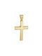 Herren Gold Kreuz 14K