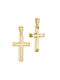 Herren Gold Kreuz 14K