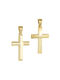 Herren Gold Kreuz 14K