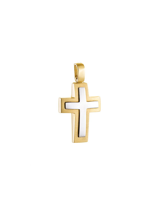 Herren Gold Kreuz 14K