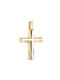 Herren Gold Kreuz 14K