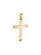 Herren Gold Kreuz 14K