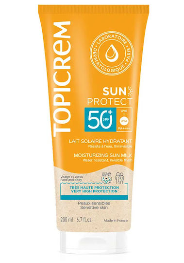 Topicrem Sun Protect Cremă Antisolara Față și Corp SPF50 200ml