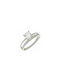 Mono ring White Gold K14