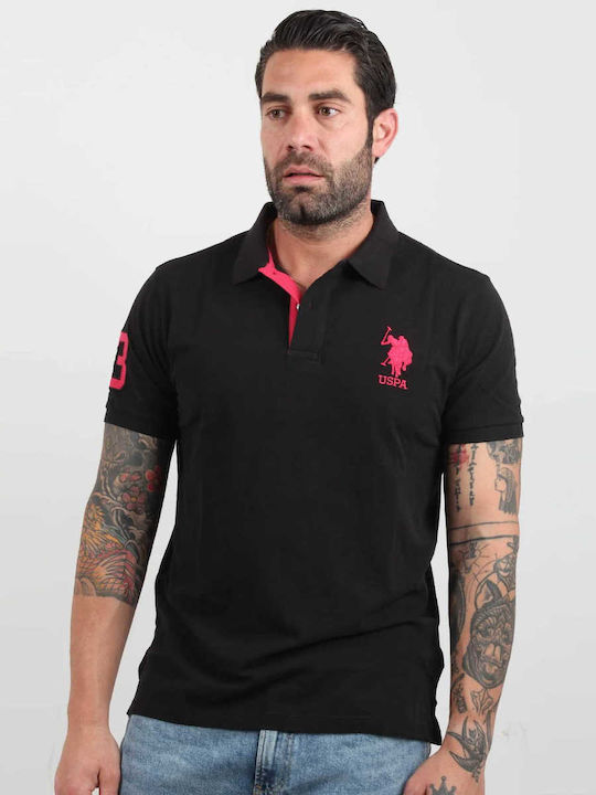 Koru Polo Short Sleeve Blouse Black