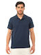 Polo Short Sleeve Blue Blouse