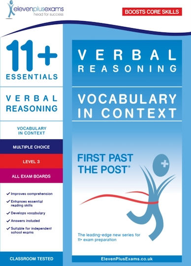 11 Essentials Verbal Reasoning Vocabulary in Context Level 3