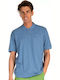 Polo Kurzarmbluse Rivera Blue