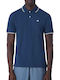 Champion Men's Short Sleeve Blouse Polo Blue