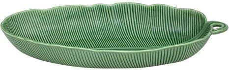 Bordallo Pinheiro Ceramic Salad Bowl Green 53x29x8cm