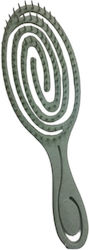 Ro-Ro Accessories Βούρτσα Μαλλιών Λαδί Πράσινη