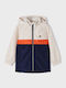 Kids' Casual Jacket Short Windproof with Hood Orange