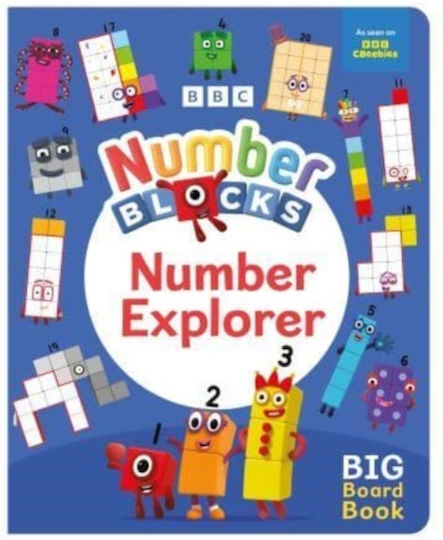 Numberblocks Number Explorer Голяма Картонена Книга