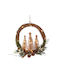Tiffany Pine K Copaci de aur 40led baterie operat D42cm Willow Willow