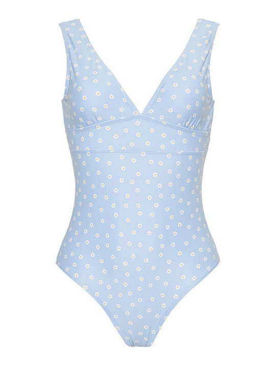 Little Dutch Floral Swimsuit Blue