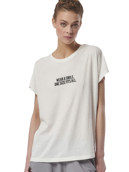Body Action Γυναικείο T-shirt Antique White
