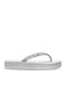 Zaza Platform Flip Flops Σαγιονάρες με Πλατφόρμα σε Λευκό Χρώμα