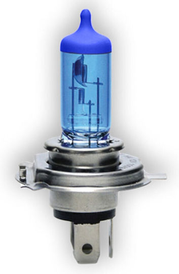 Cartech Λάμπα Αυτοκινήτου H4 Αλογόνου Λευκό 12V 55W