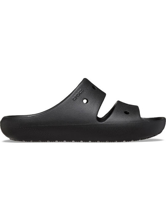 Crocs Σαγιονάρες σε στυλ Πέδιλα σε Μαύρο Χρώμα