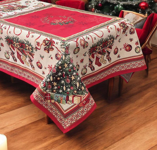 Christmas Tablecloth Tree Lineahome