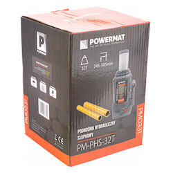 Powermat Υδραυλικός Γρύλος Μπουκάλας με Δυνατότητα Ανύψωσης έως 24.5εκ. και Φορτίο Βάρους έως 11.85 Τόνους