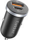 Earldom Auto-Ladegerät 30W mit Anschlüssen: 1xUSB 1xType-C inklusive Kabeltyp Type-C Schwarz Farbe