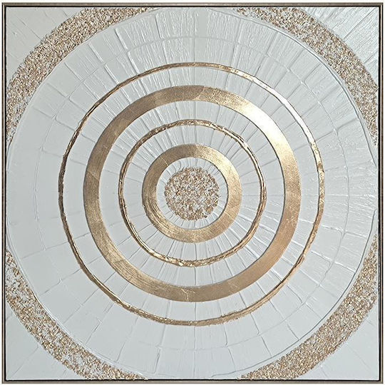 Fylliana Circle Gemälde auf Leinwand 85x4.5cm