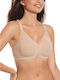 Nora Athletic Athletic Bra with Light Padding without Underwire Beige