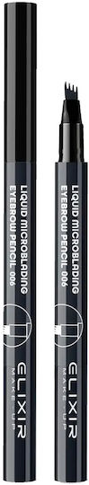 Elixir Αδιάβροχο Στυλό για Φρύδια 006 Black Beauty 2ml
