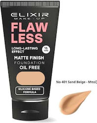 Elixir Matte Finish Flüssiges Make-up No 401 Sand Beige 30ml