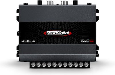 SounDigital Αυτός είναι ο Ενισχυτής Αυτοκινήτου Sd400.4 Evo6 4 Kanäle (Κλάση A)