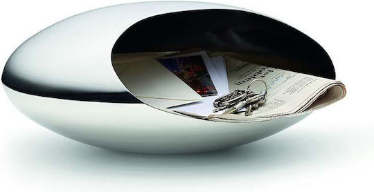 Philippi Fruit Bowl Metallic Silver 43x43cm