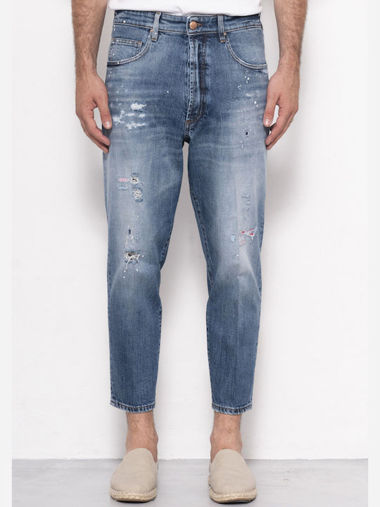 Men's Jeans Pants Mid Blue