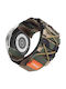 Erbord Armband Stoff Blau (Universal 20mm)