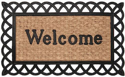 Bizzotto Doormat Welcome Beige 45x75cm 0280762 Beige Bizzotto Doormat Welcome Beige 45x75cm 0280762 Beige
